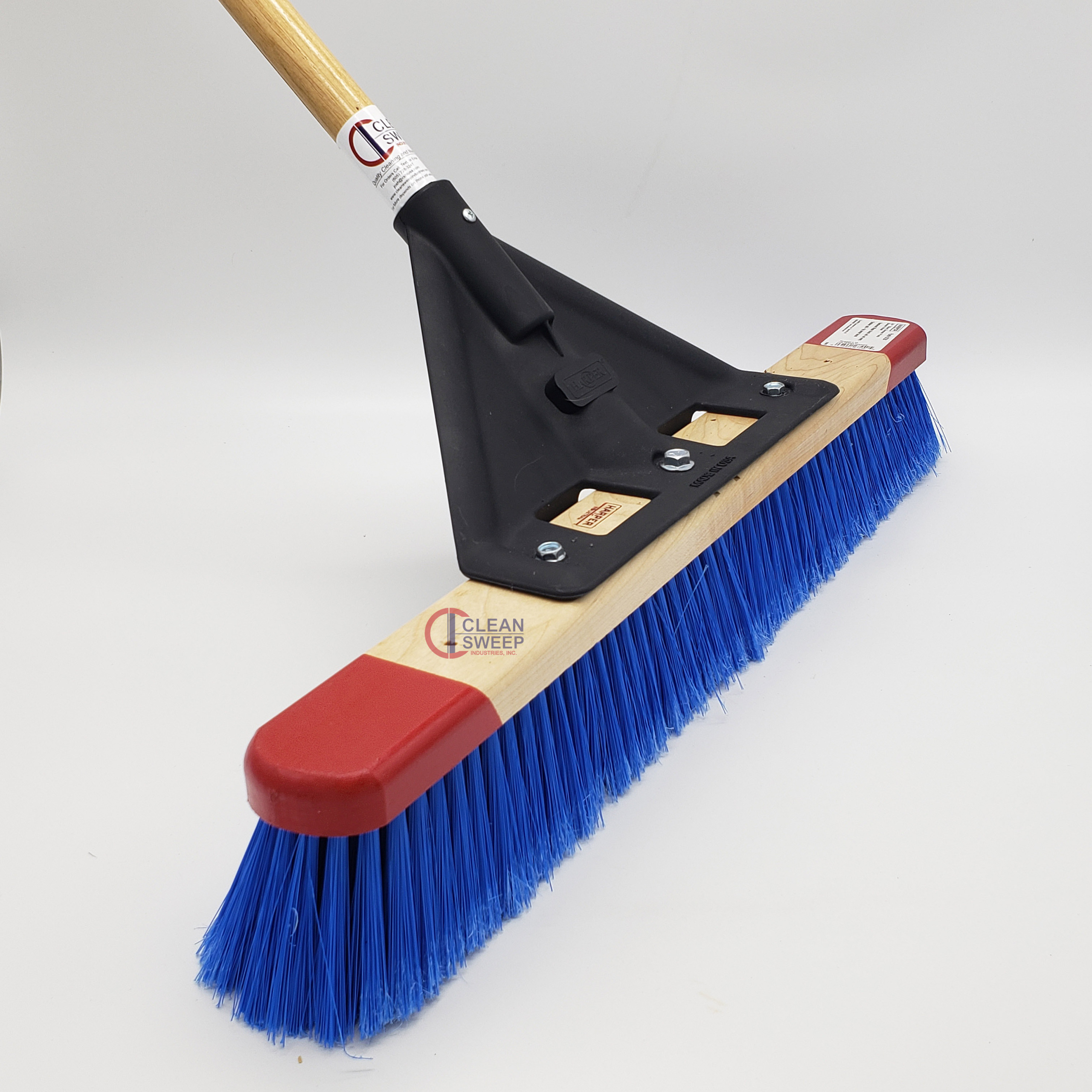 Harper Brush 67 Series Industrial Push Broom 30" Blue Demon