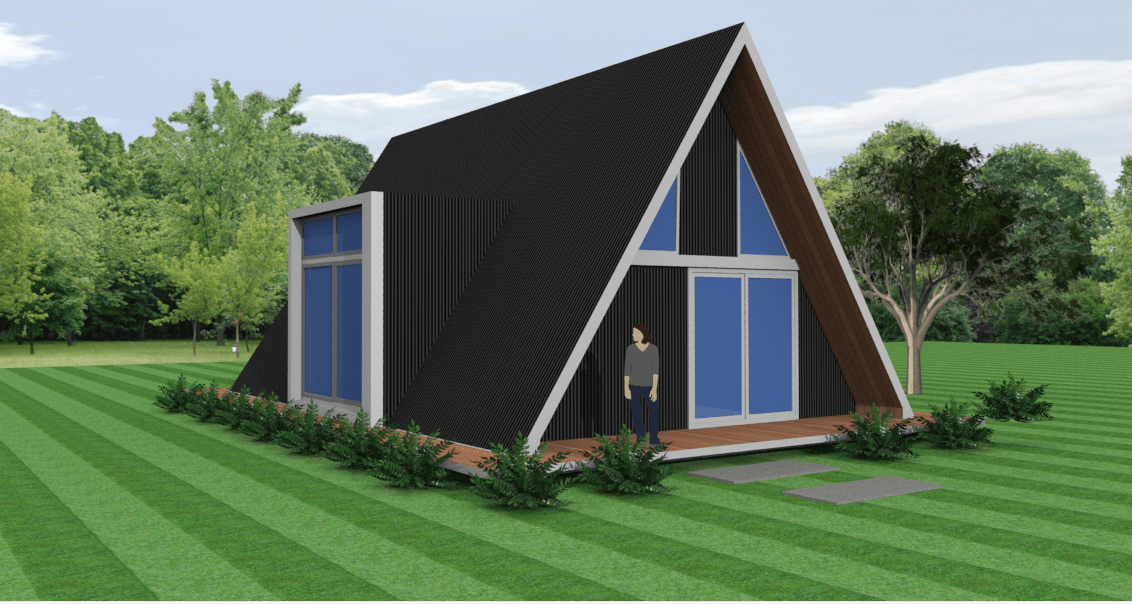 AFrame Kit with Dormer Mornington Kit Home Floor plans