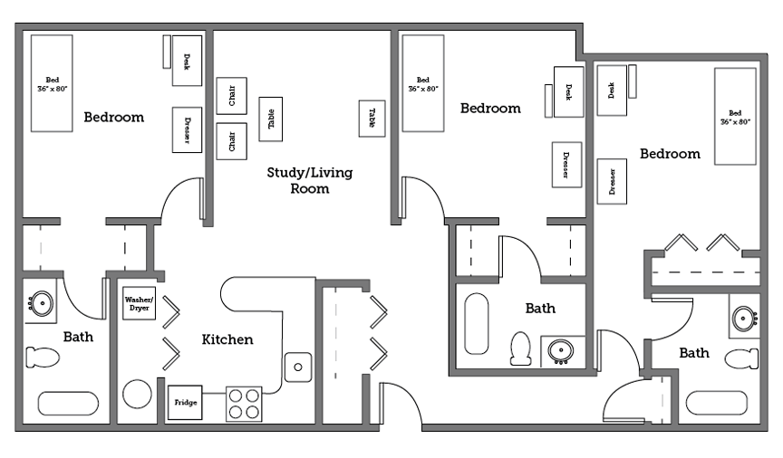 Cnu Residence Hall Floor Plan floorplans.click
