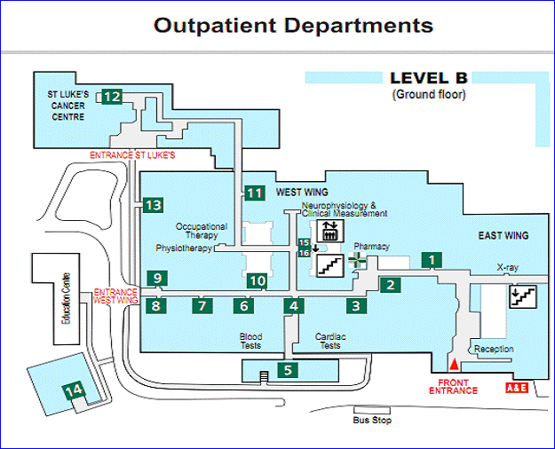 Royal Surrey County Hospital Floor Plan floorplans.click