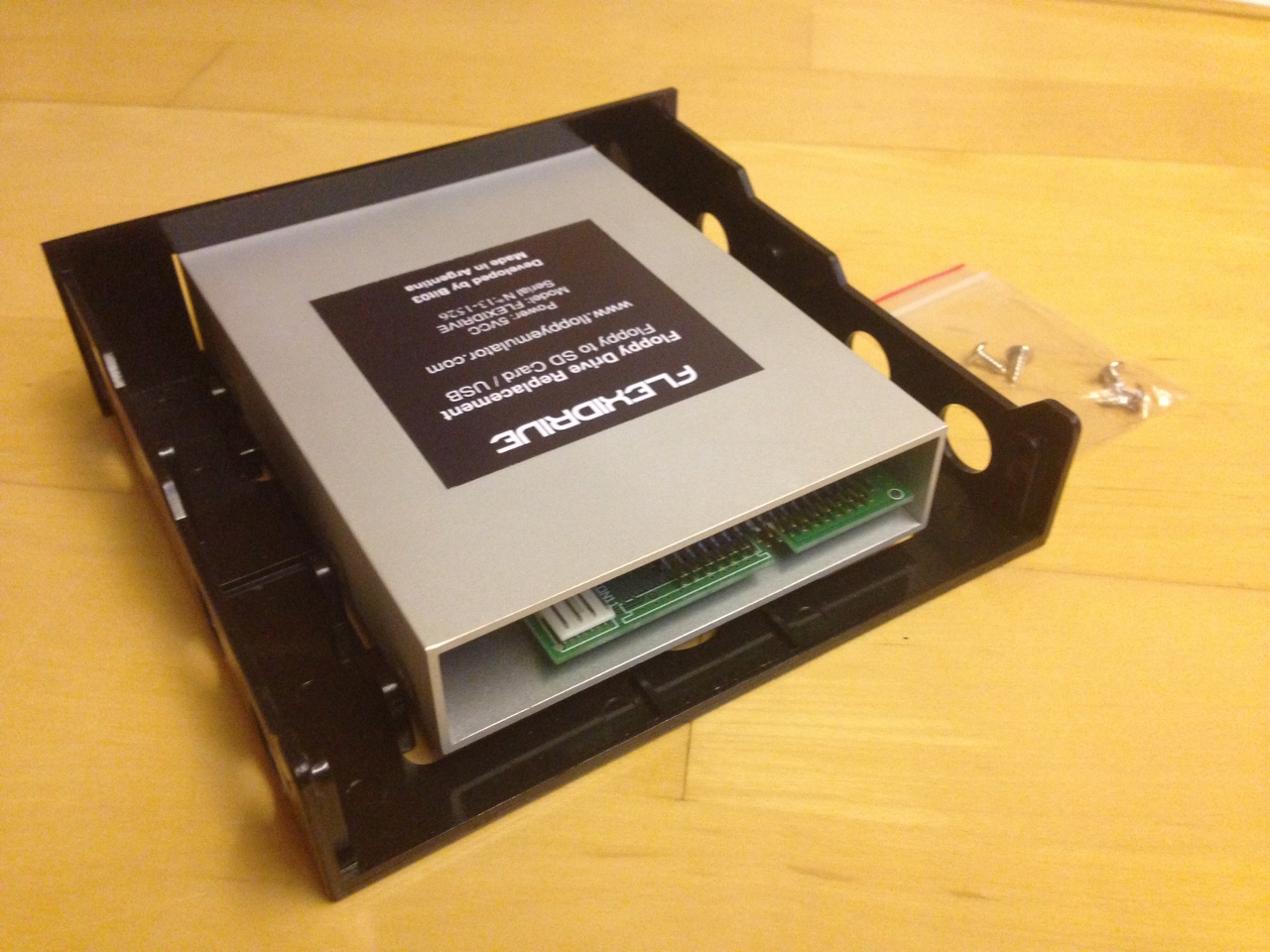 Bay Adapter 5.25 to 3.5 FlexiDrive Floppy Drive Update