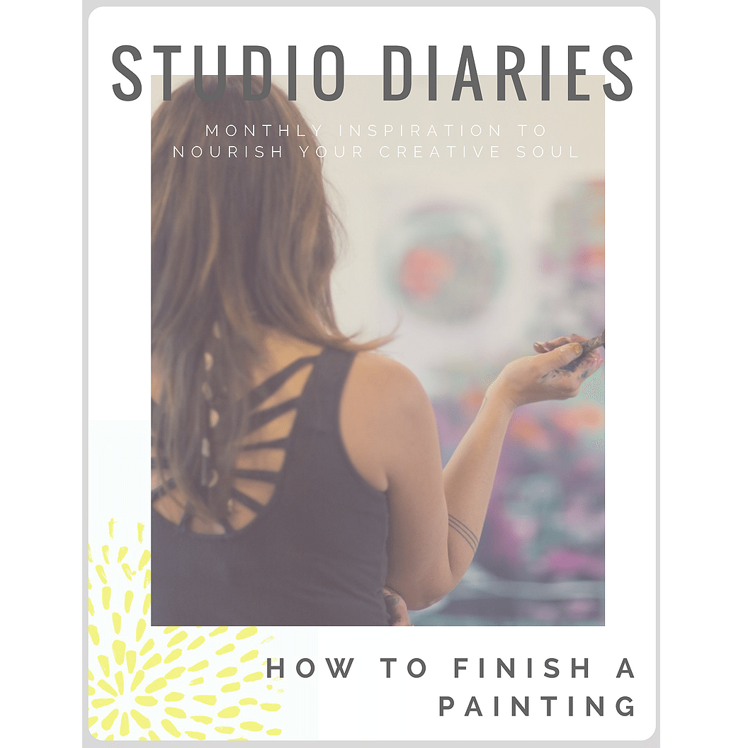 Studio DiariesHow to Finish a Painting Flora Bowley