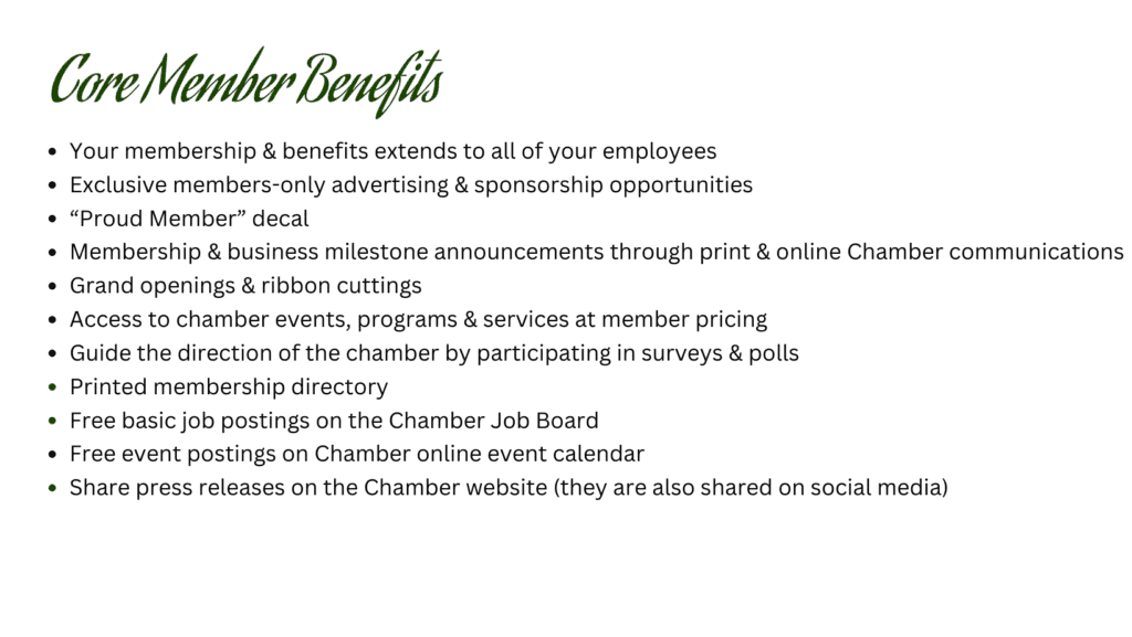 memberbenefits Flora Chamber of Commerce