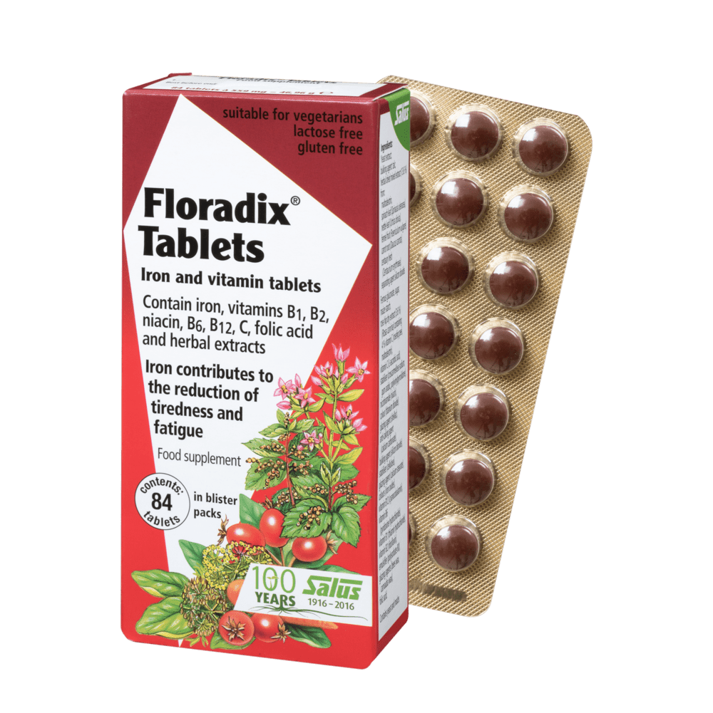 FLORADIX TABLETĖS, 84 tabletės Floradix