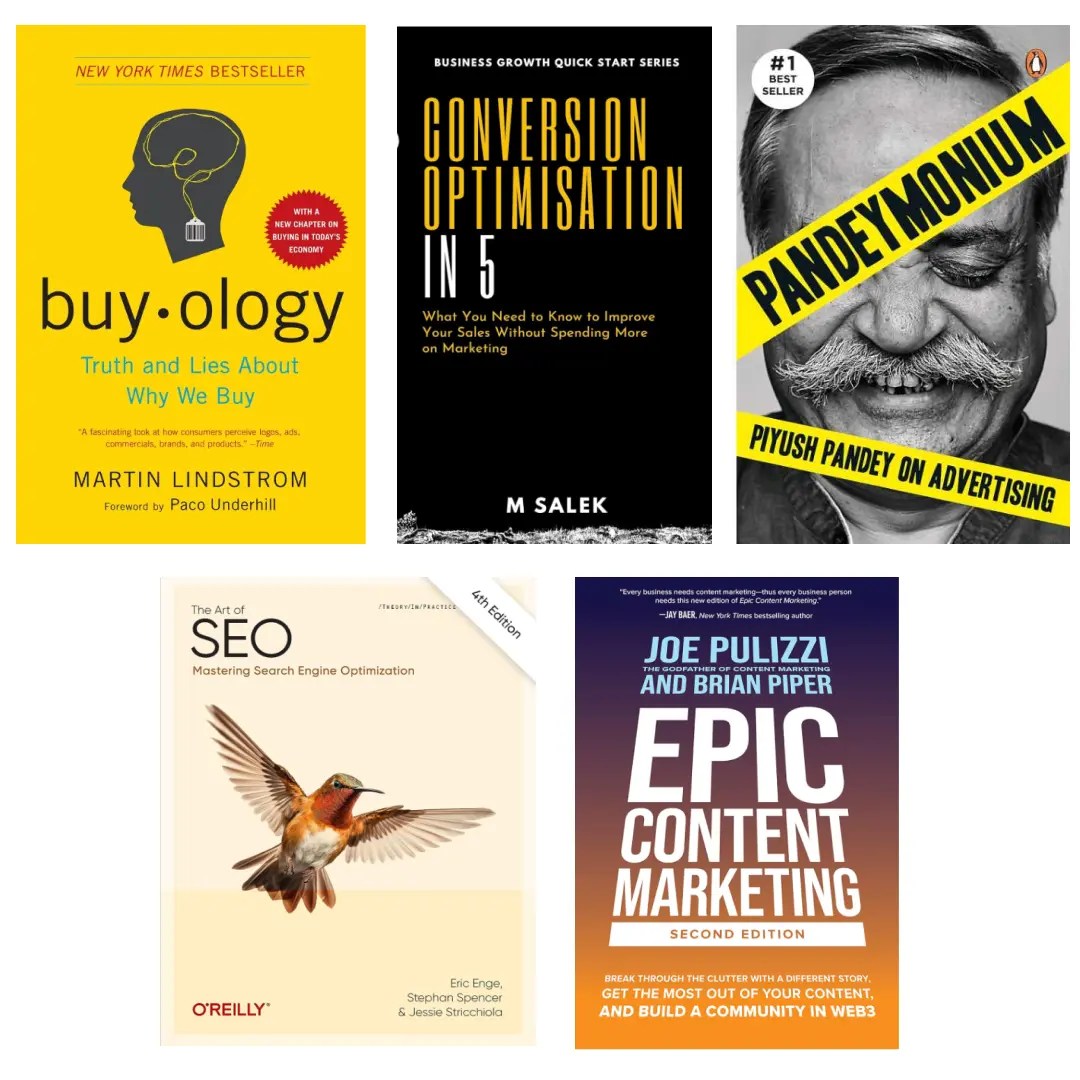 5 MustRead Marketing Books for Aspiring Professionals