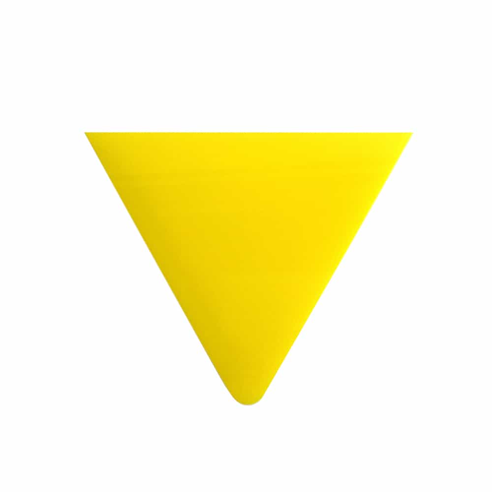 Wall Vase Solid Yellow FLORAL ART