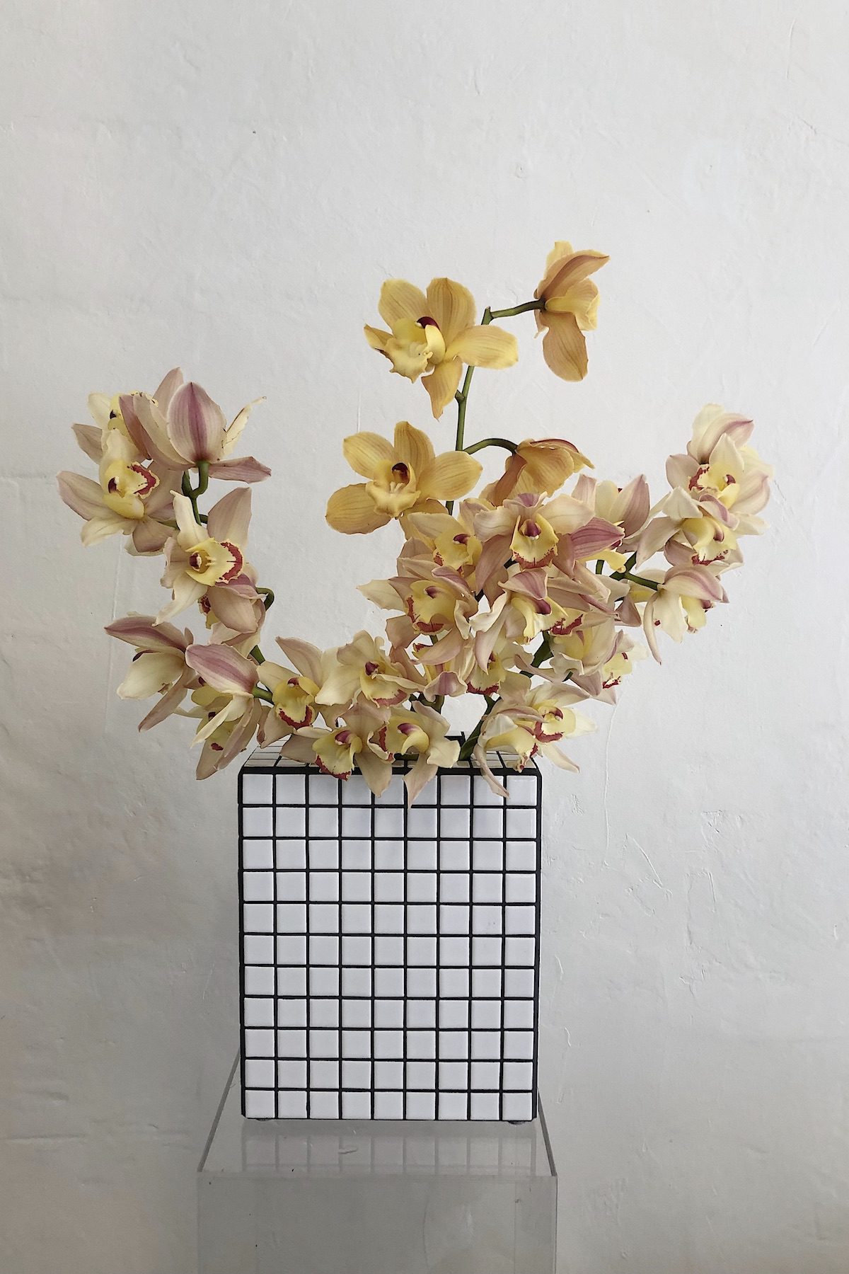 Iris Grid Vase Floralcentric