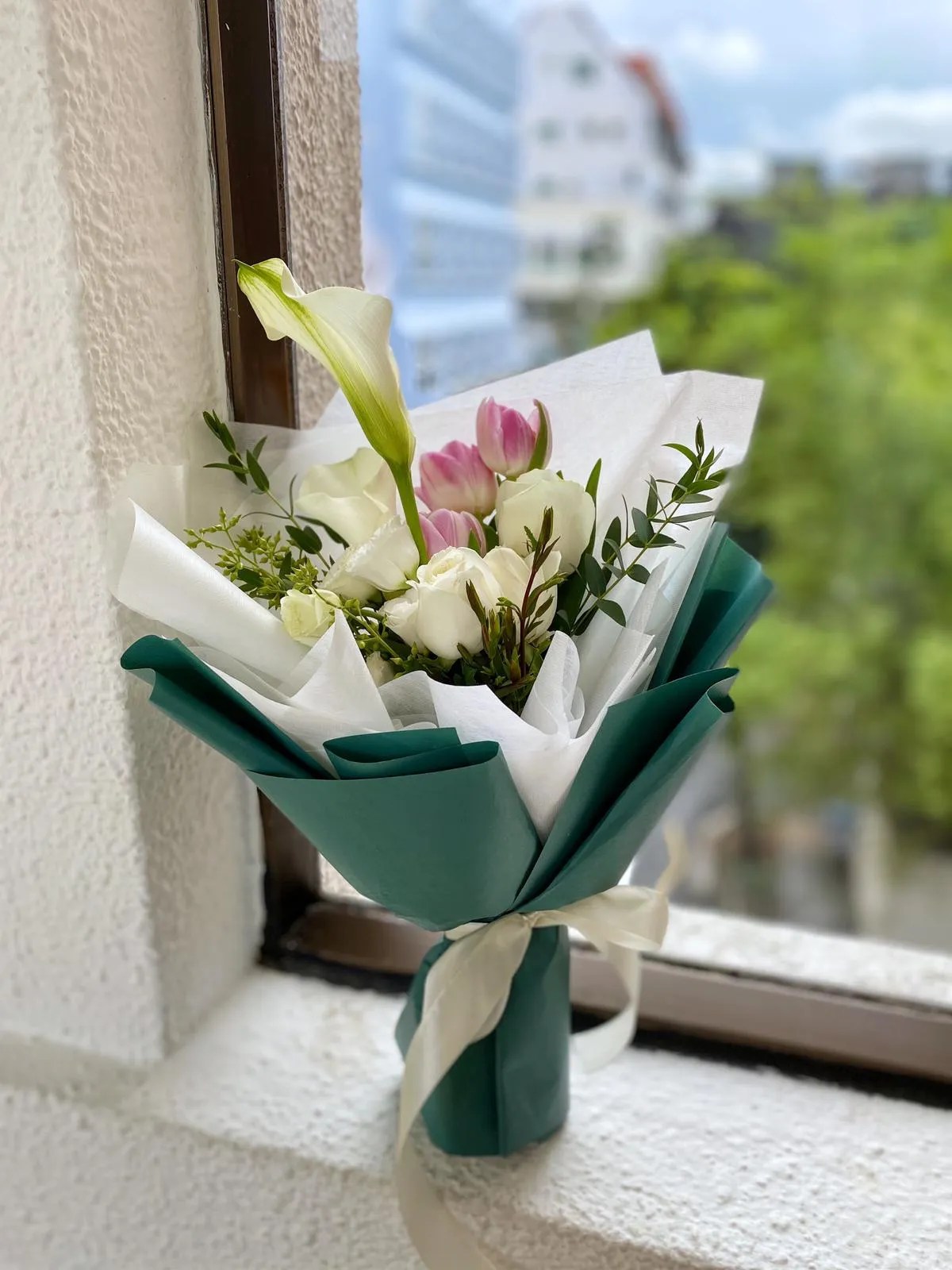 DSA bouquet Charity Flowers FLORAL GARAGE SG