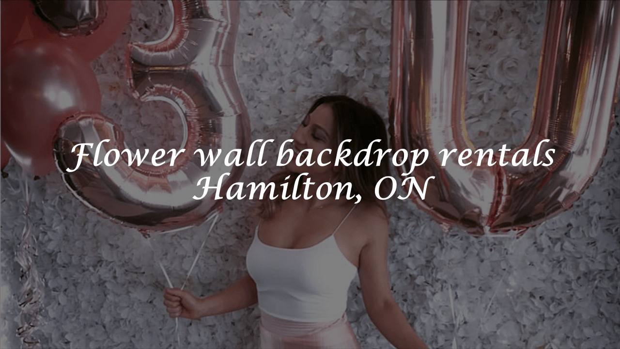 Hamilton Flower Wall Rental Flower Wall Rentals
