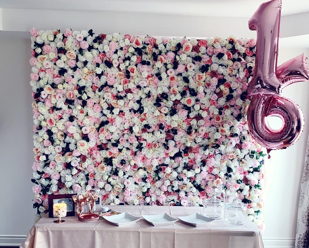 How to Make a Silk Flower Wall Flower Wall Rentals