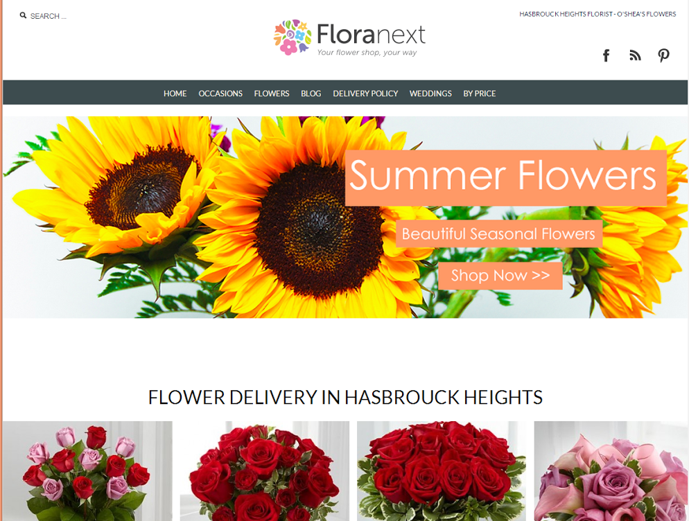 Floranext's New Florist site Themes Floranext Florist sites