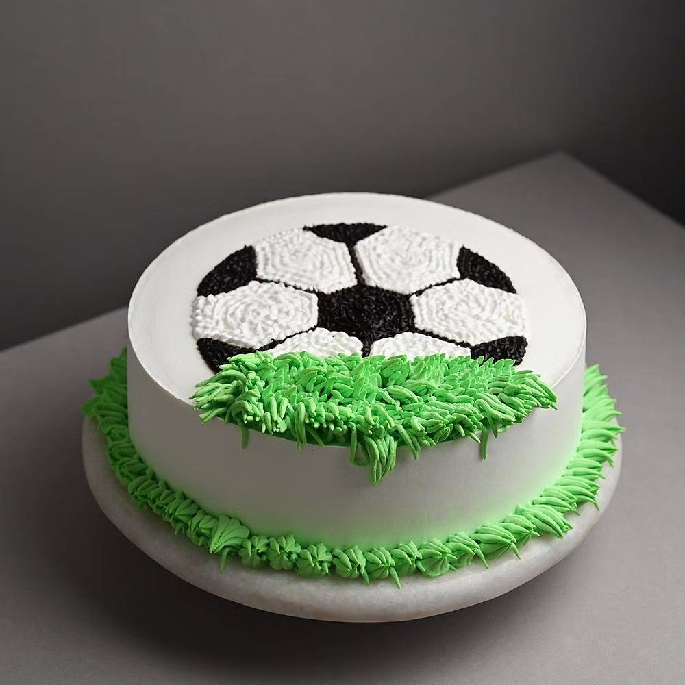 Grassed Special Football Cake