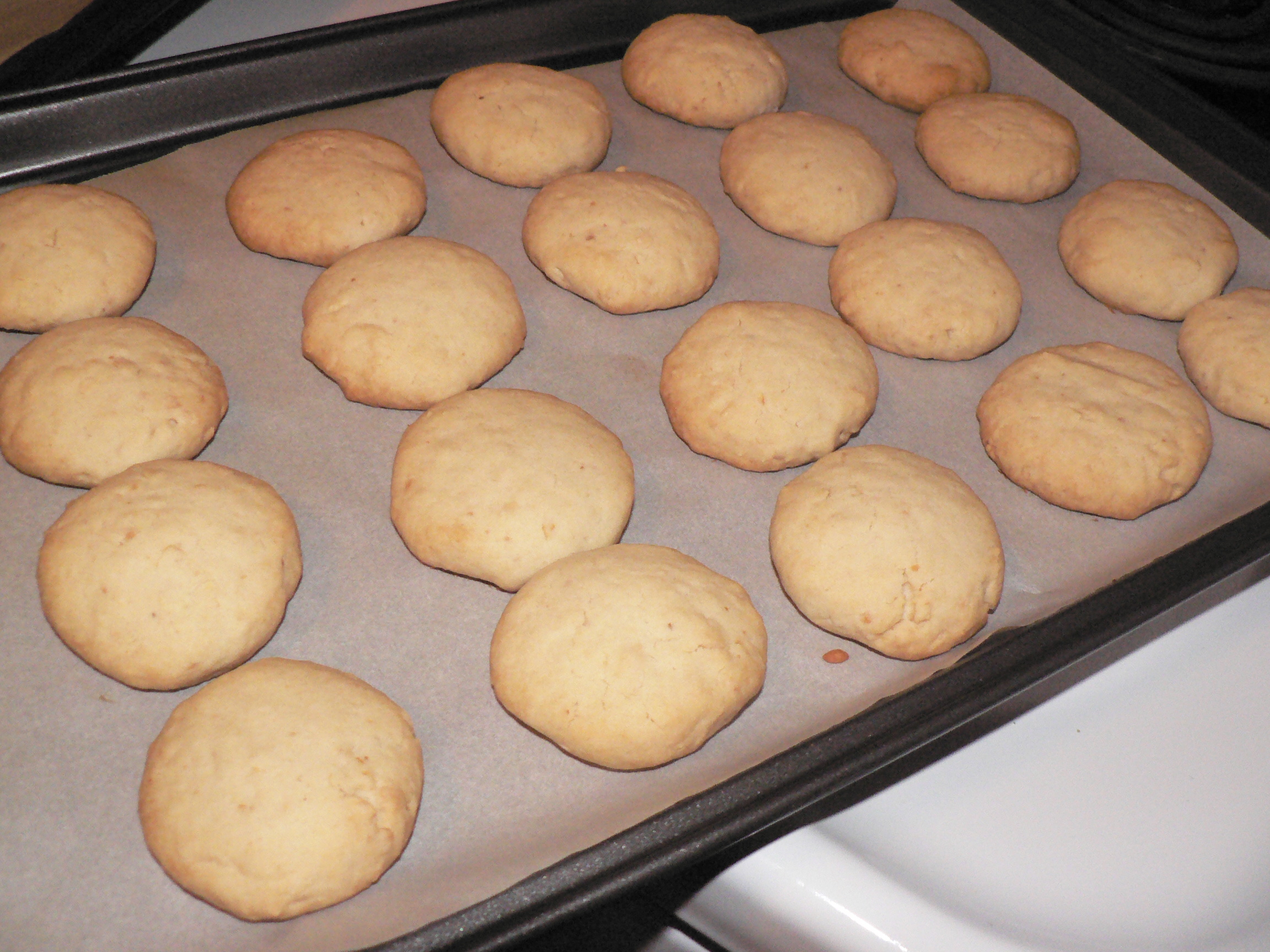Greek shortbread cookies Flora's Kitchen Blog