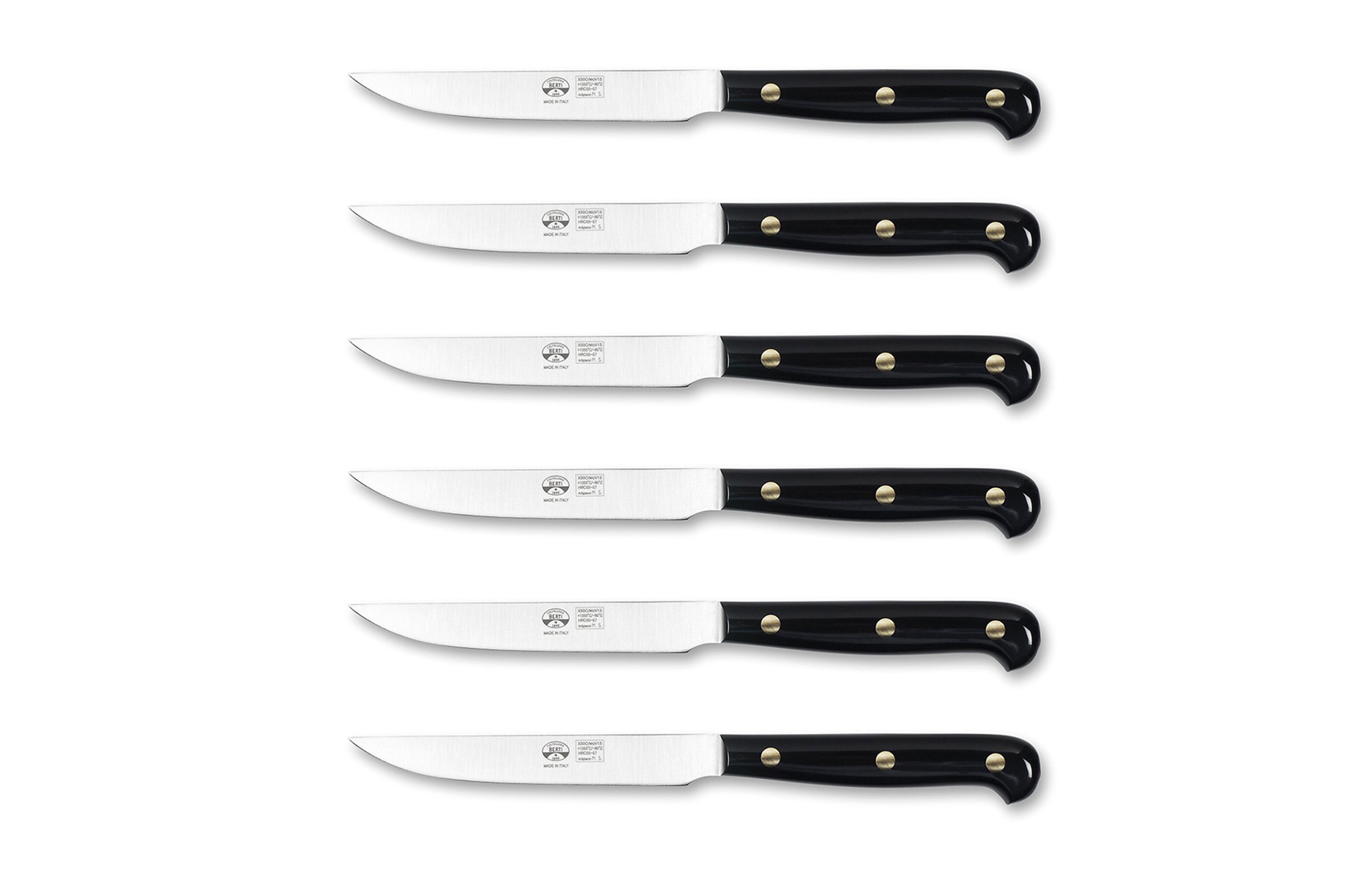 Kit 6 Table Knives "2012" Handcrafted Knives Florence, what else?