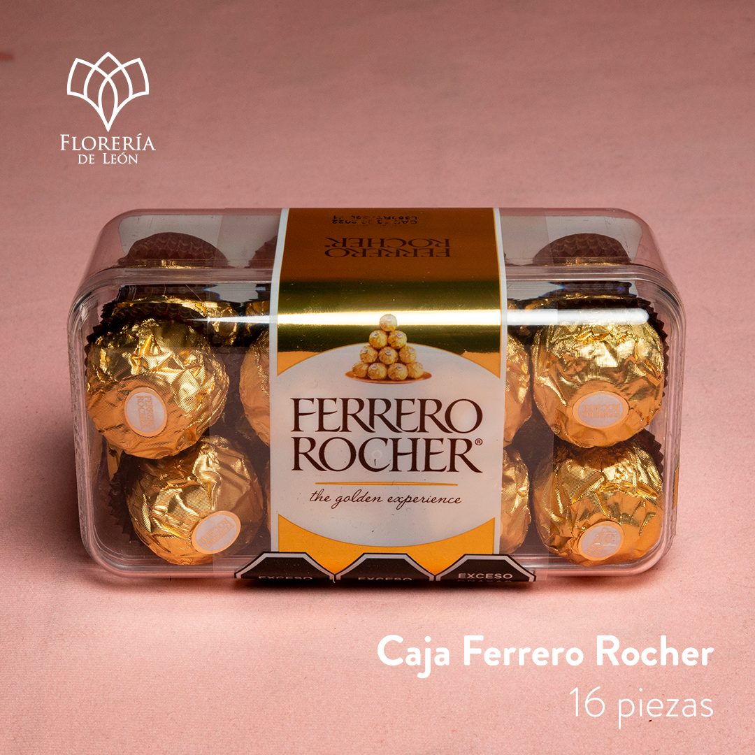 Chocolates Ferrero Rocher (16 piezas) Florería de León