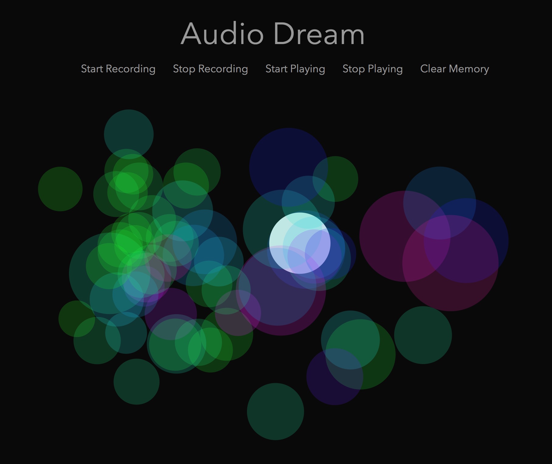 Audio Dream Florian Thalmann