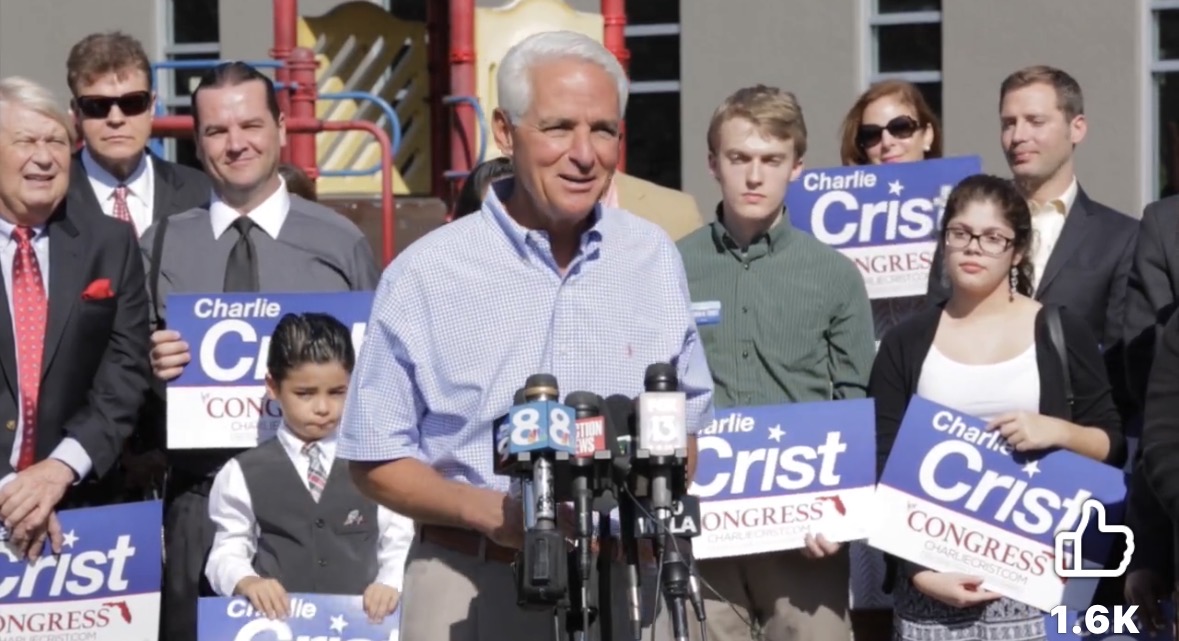 Charlie Crist Working For Workplace One Extra Time, “For The Individuals”