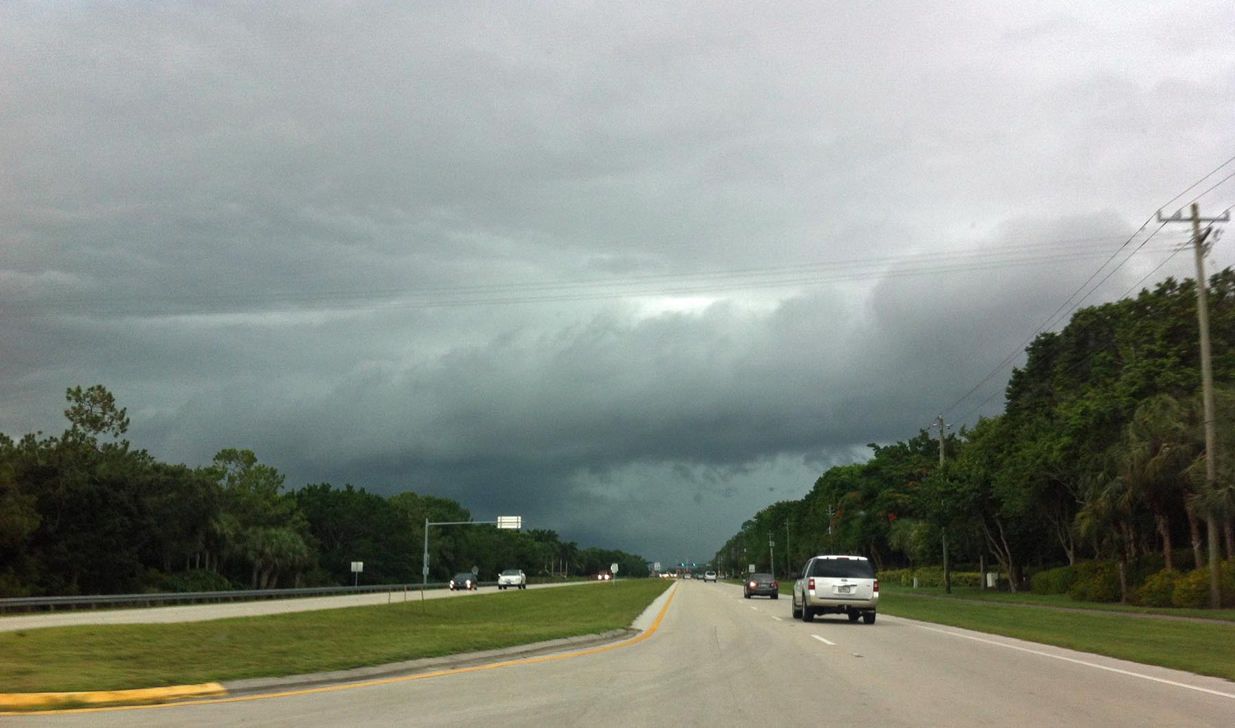 Clouds? Of course, it’s the rainy season in SW Florida A GATOR IN NAPLES