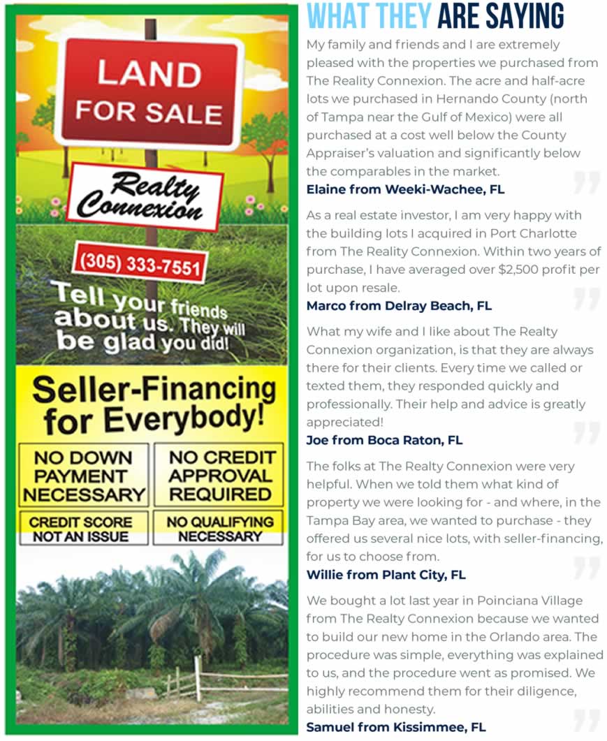 Who We Are Florida Land For You