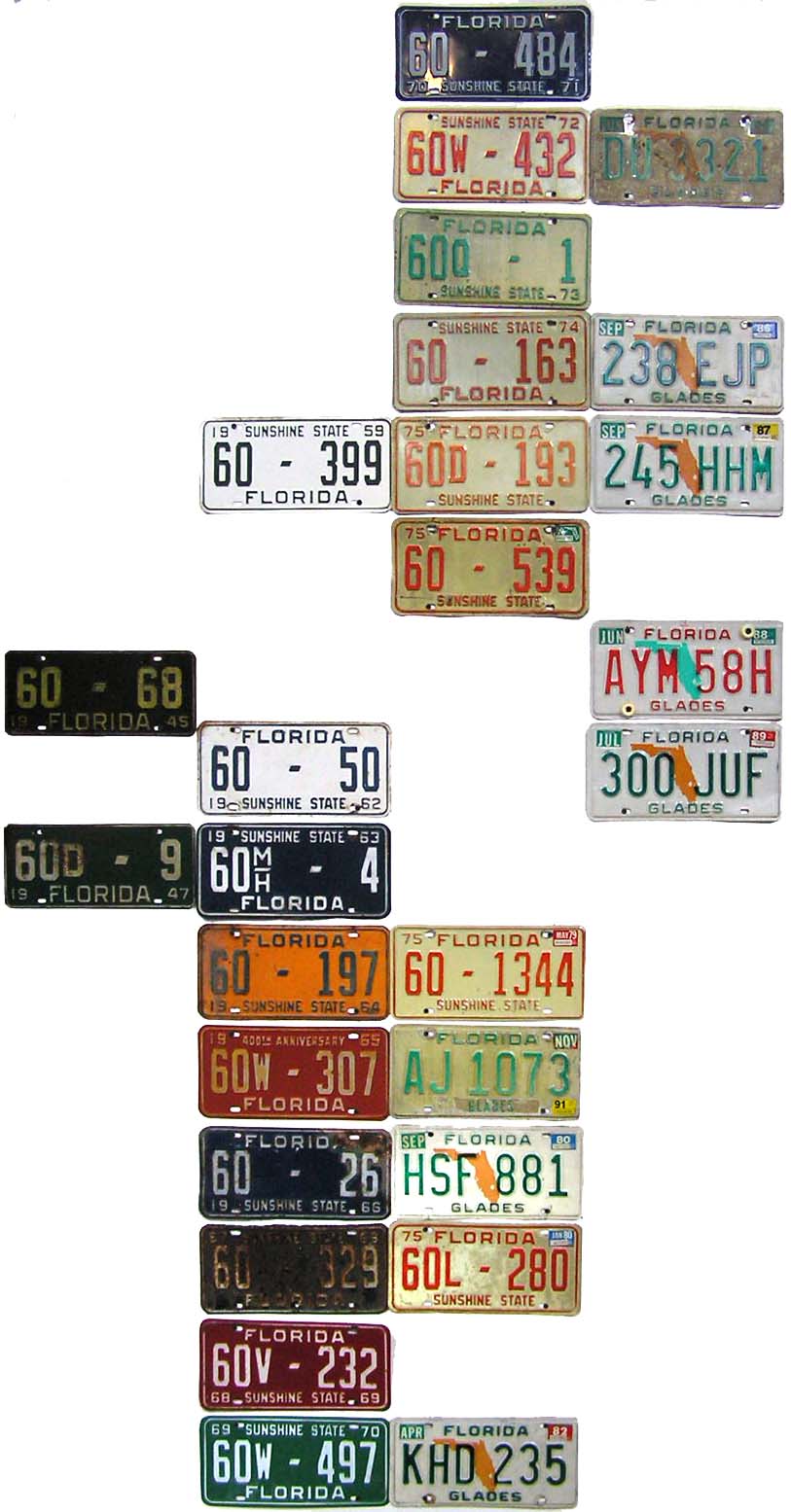 Florida License Plate Gallery