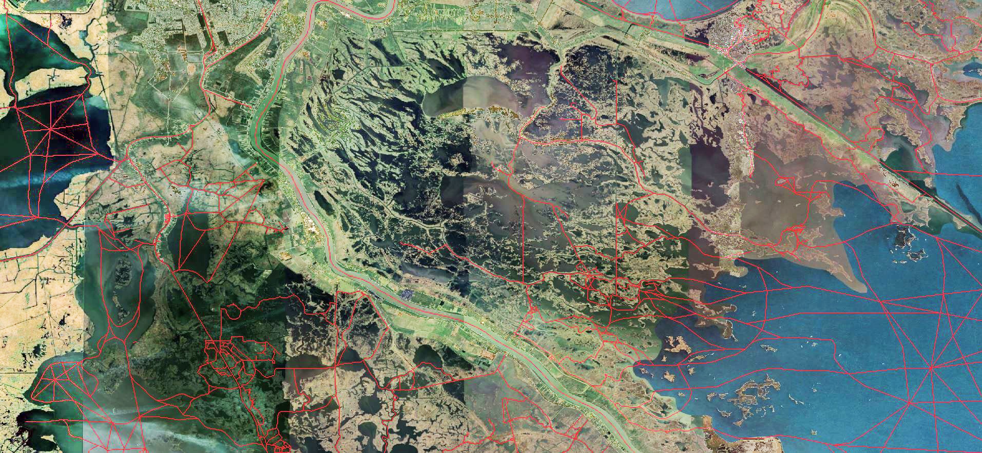 West and East Louisiana Marine Map