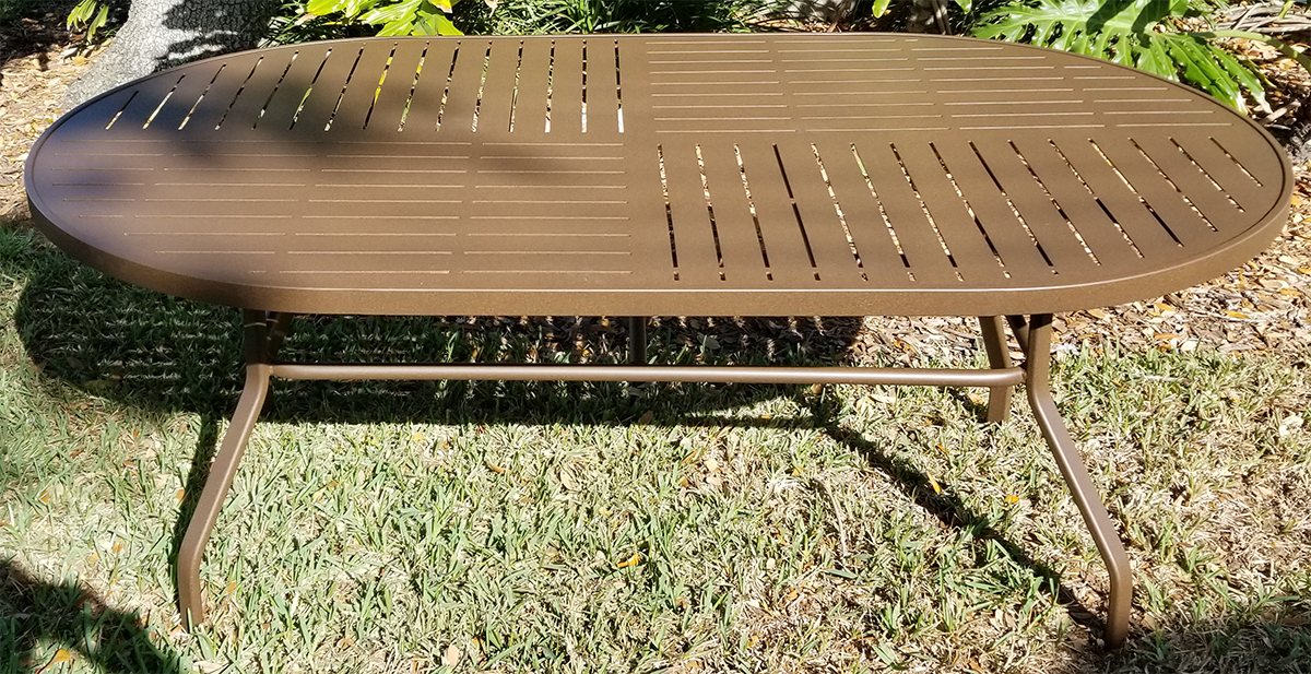 Oval Punch Banquet Table Florida Patio Patio Furniture