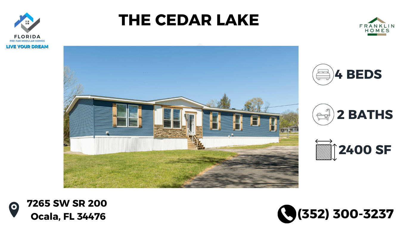 The Cedar Lake Florida Prefab Modular Homes