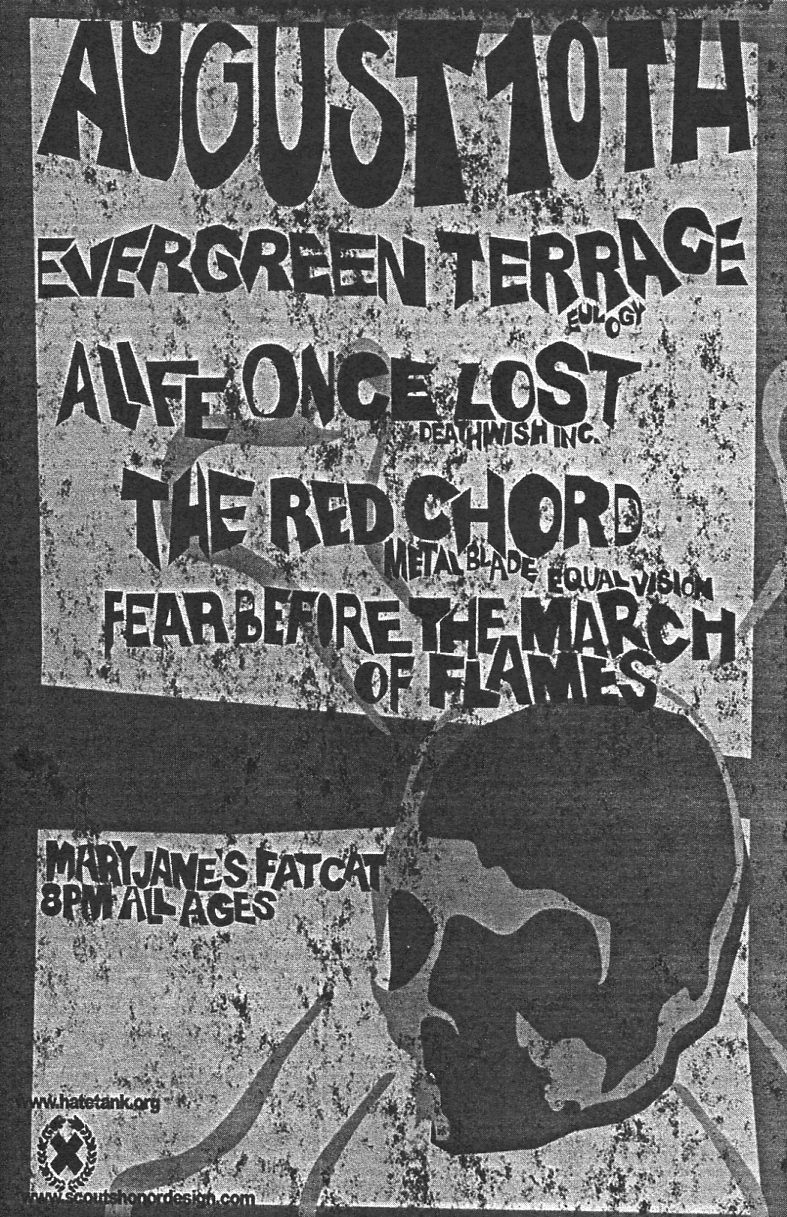 Evergreen Terrace (On Tour) No. 3 Florida Punk, Indie, and Hardcore