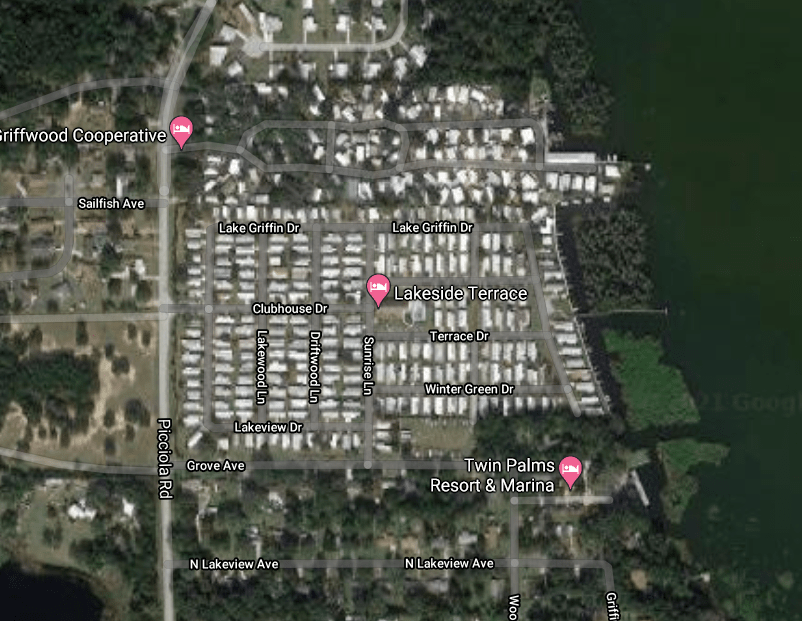 Lakeside Terrace 55+ Community in Fruitland Park Florida Florida