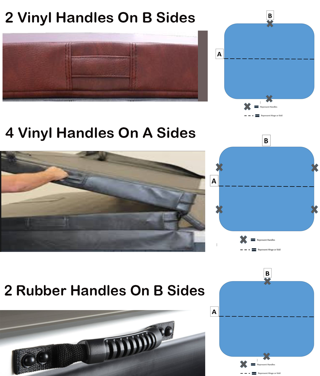 handle options Florida Spa Covers