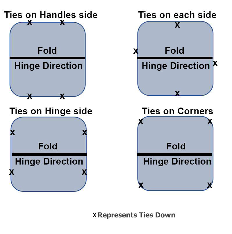 tie downs Florida Spa Covers