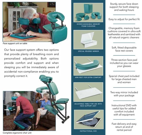 Florida Vitrectomy Rental Solution for Face Down Recovery