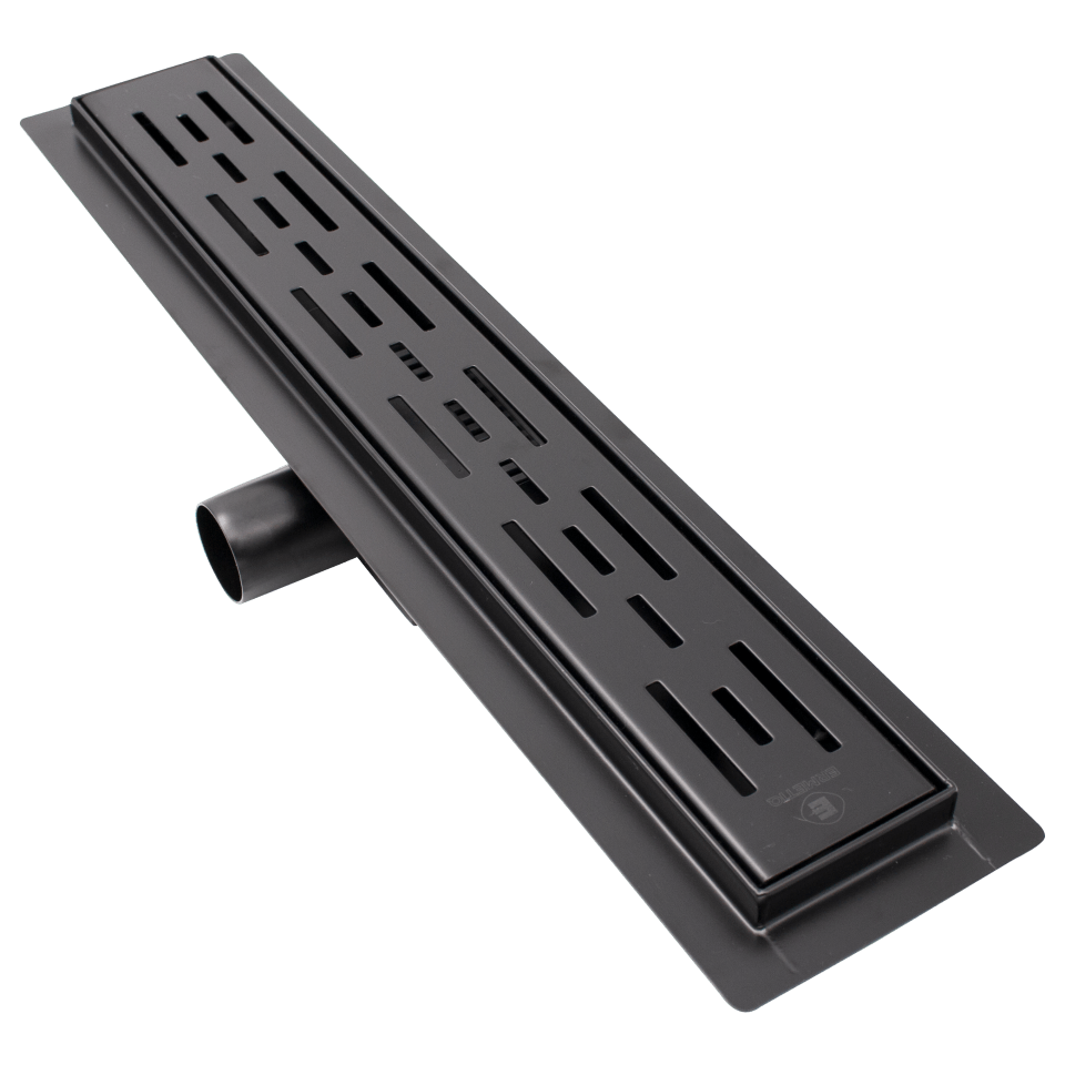 Rigola din inox NEGRU 400x70 FlorinArt