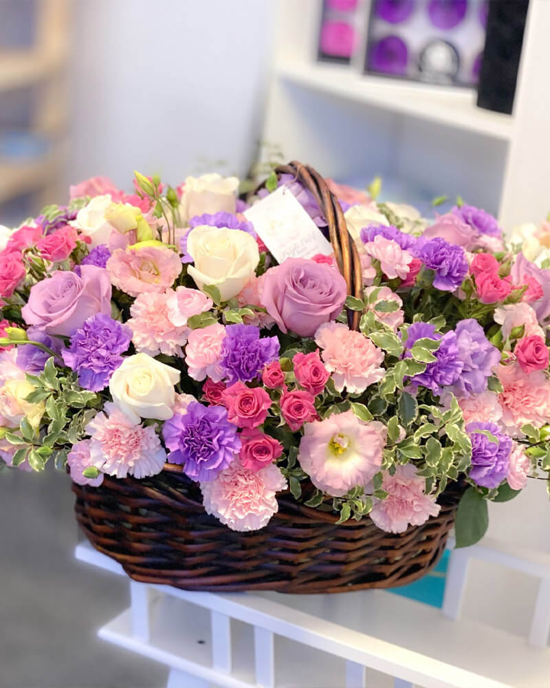 Basket Purple Violet