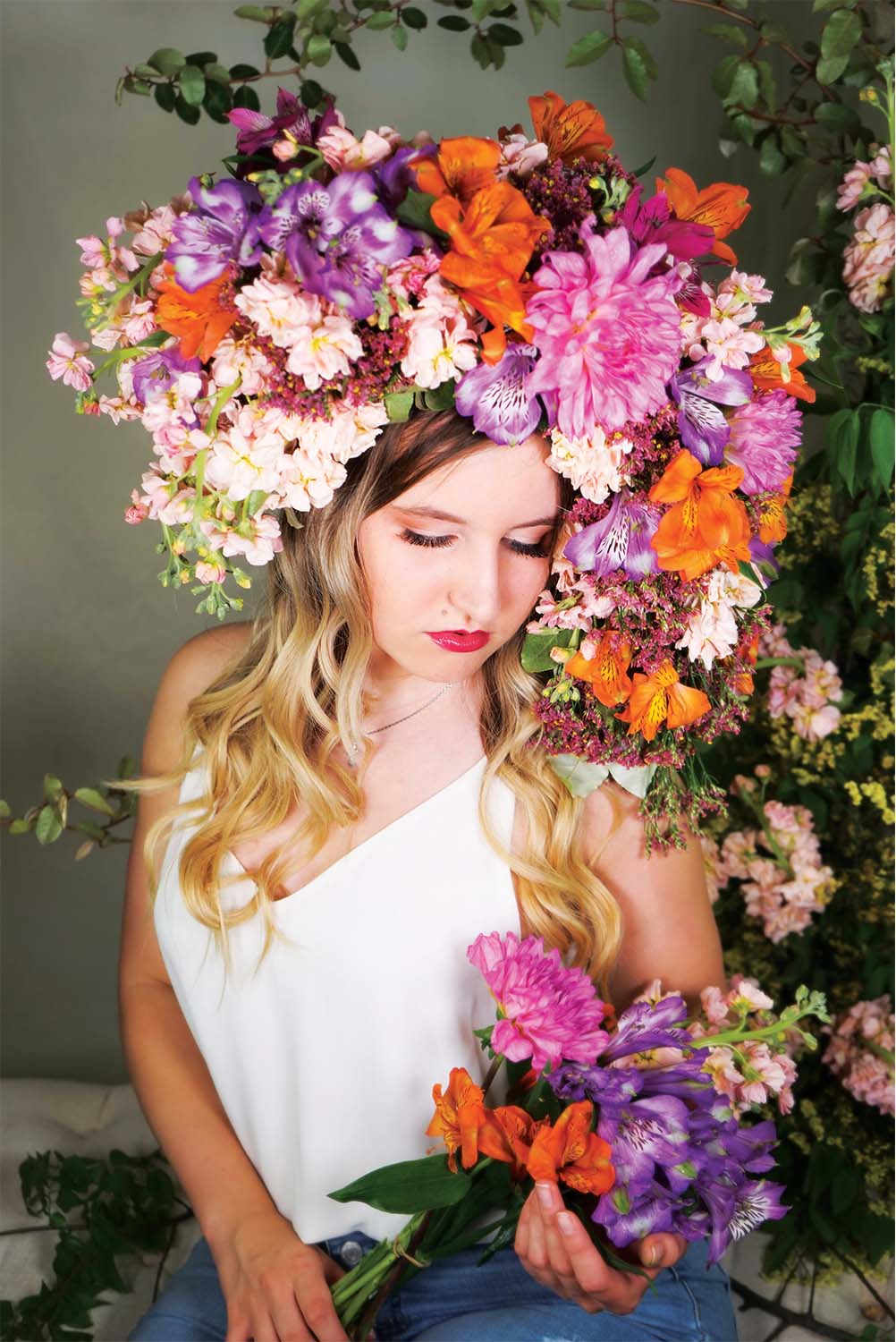 Flower Headdress Florists' Review