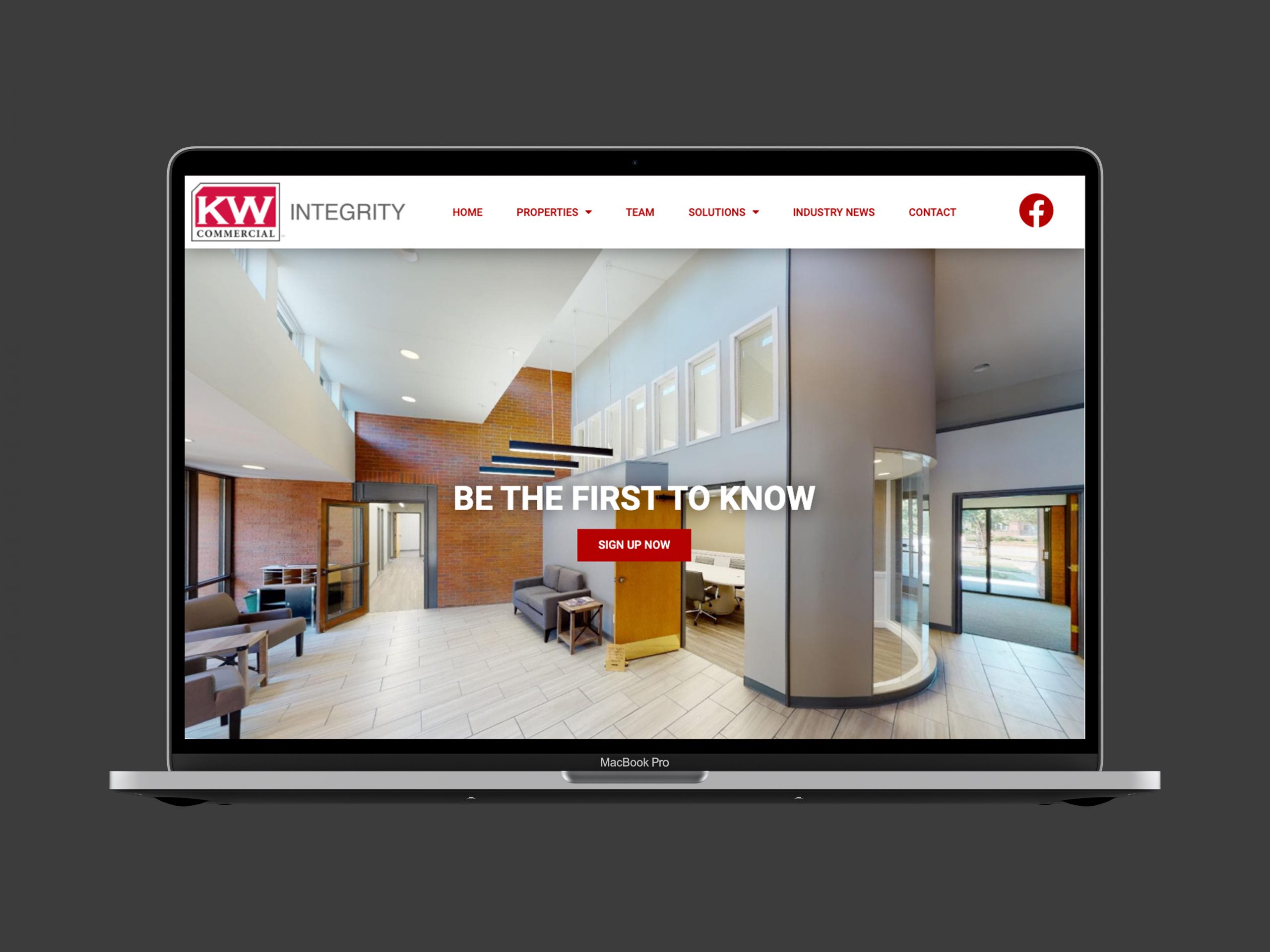 KW CommercialIntegrity Real Estate site Design, Graphic Design, Logo Design, Lawrence, KS