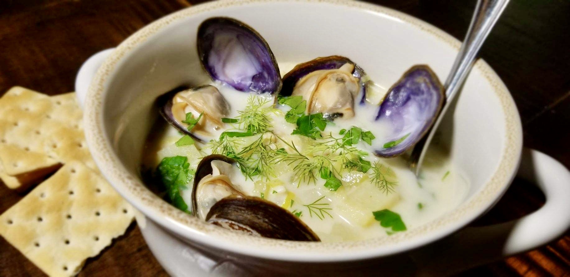 Creamy New England Gluten Free Clam Chowder Flour Farm