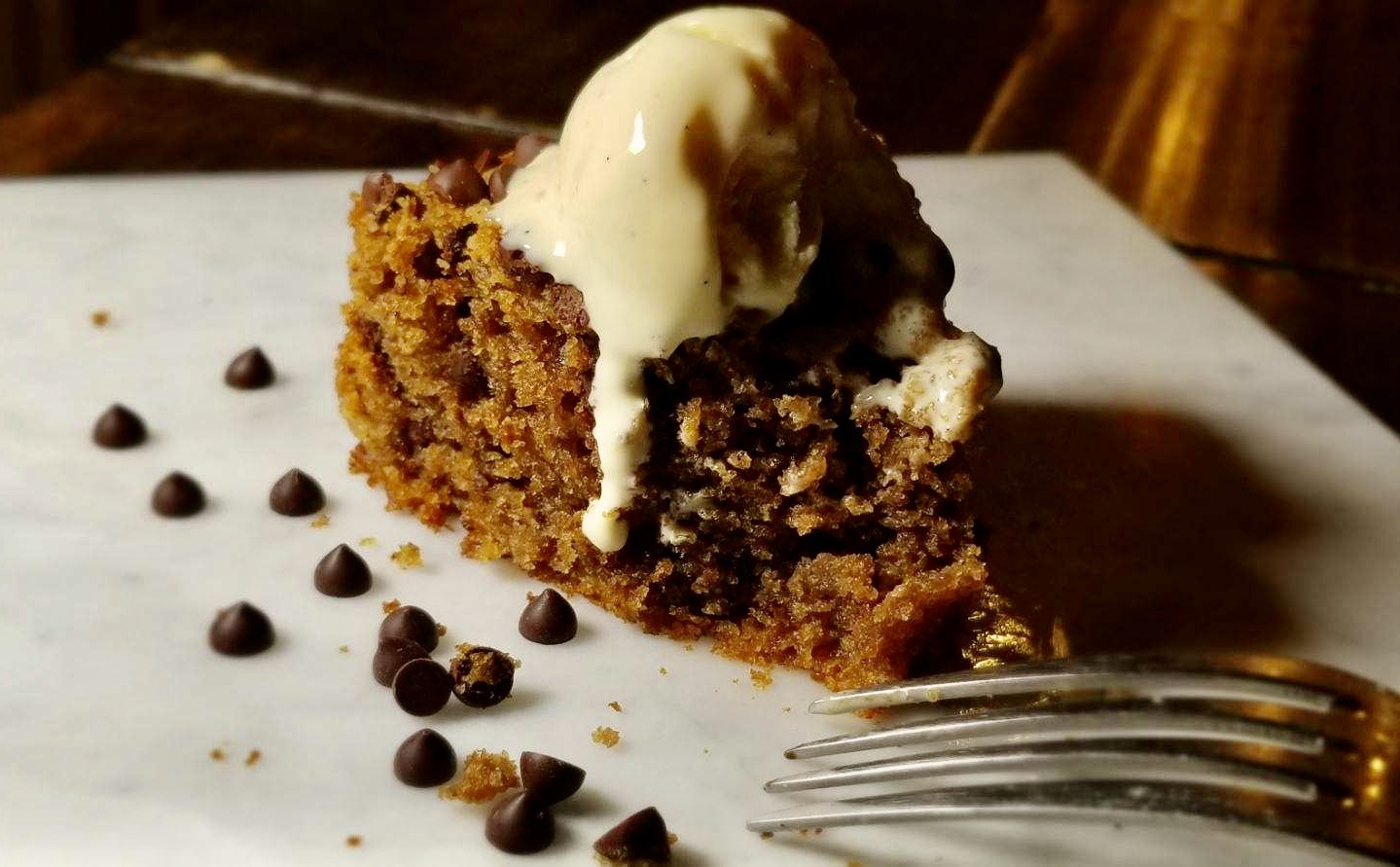 Gluten Free Espresso Cake with Chocolate Chips Flour Farm