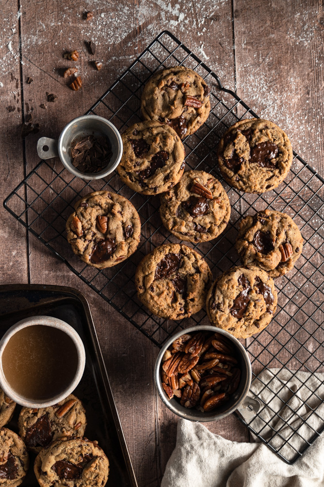Vegan Brown Butter Chocolate Chip Cookies Floured Frame