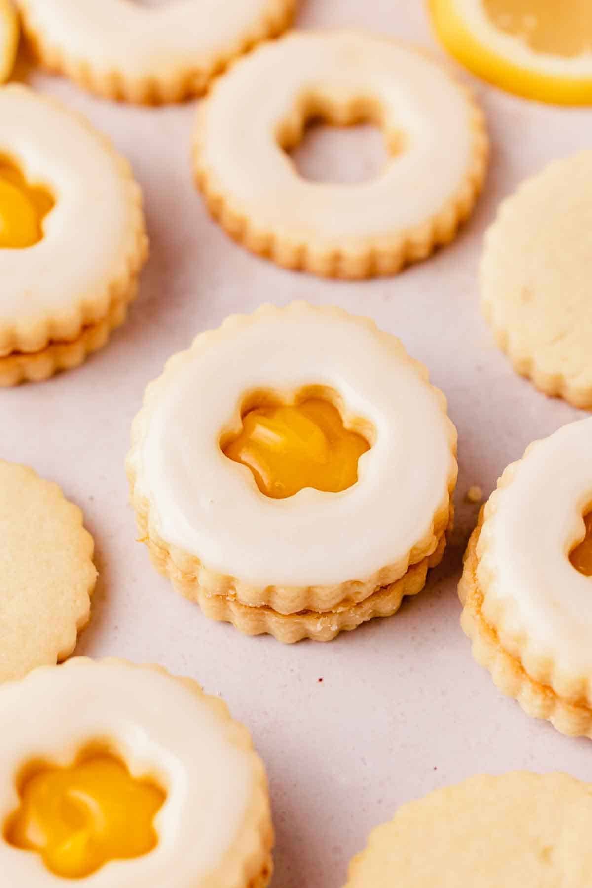 Lemon Shortbread Cookies Flouring Kitchen