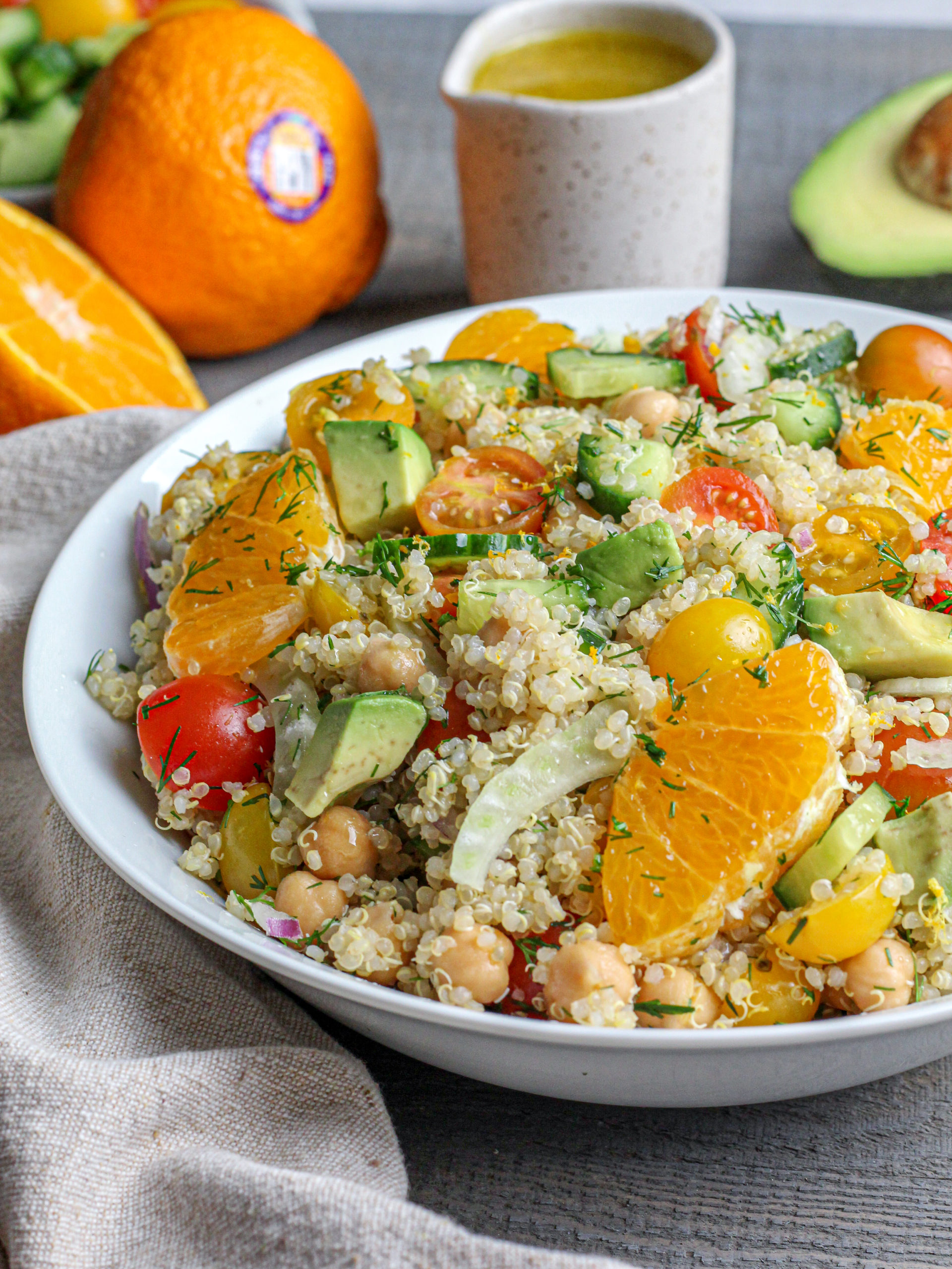 Quinoa Salad with Citrus Dressing Flourish