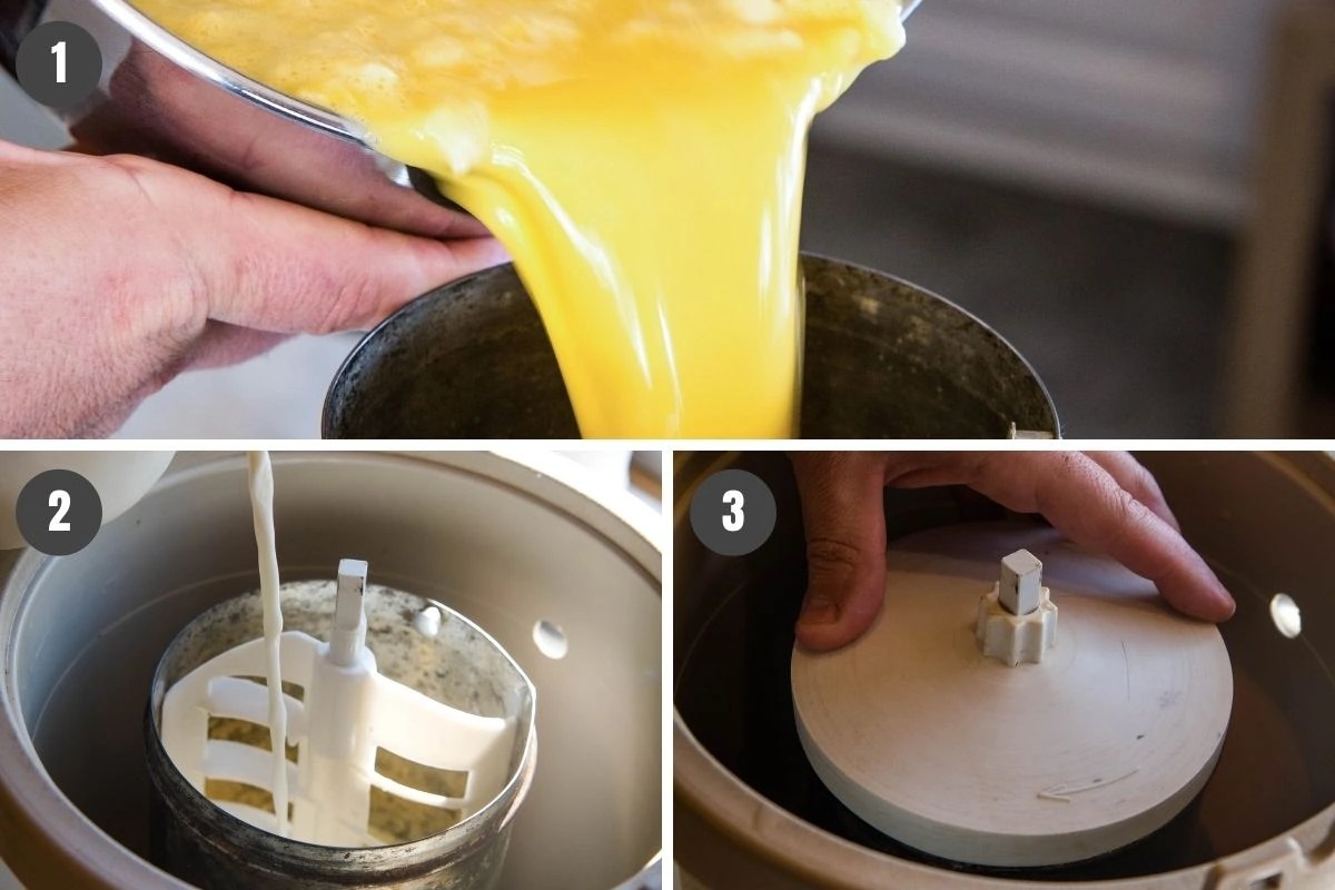 OldFashioned Ice Cream Maker Guide Flour on My Fingers