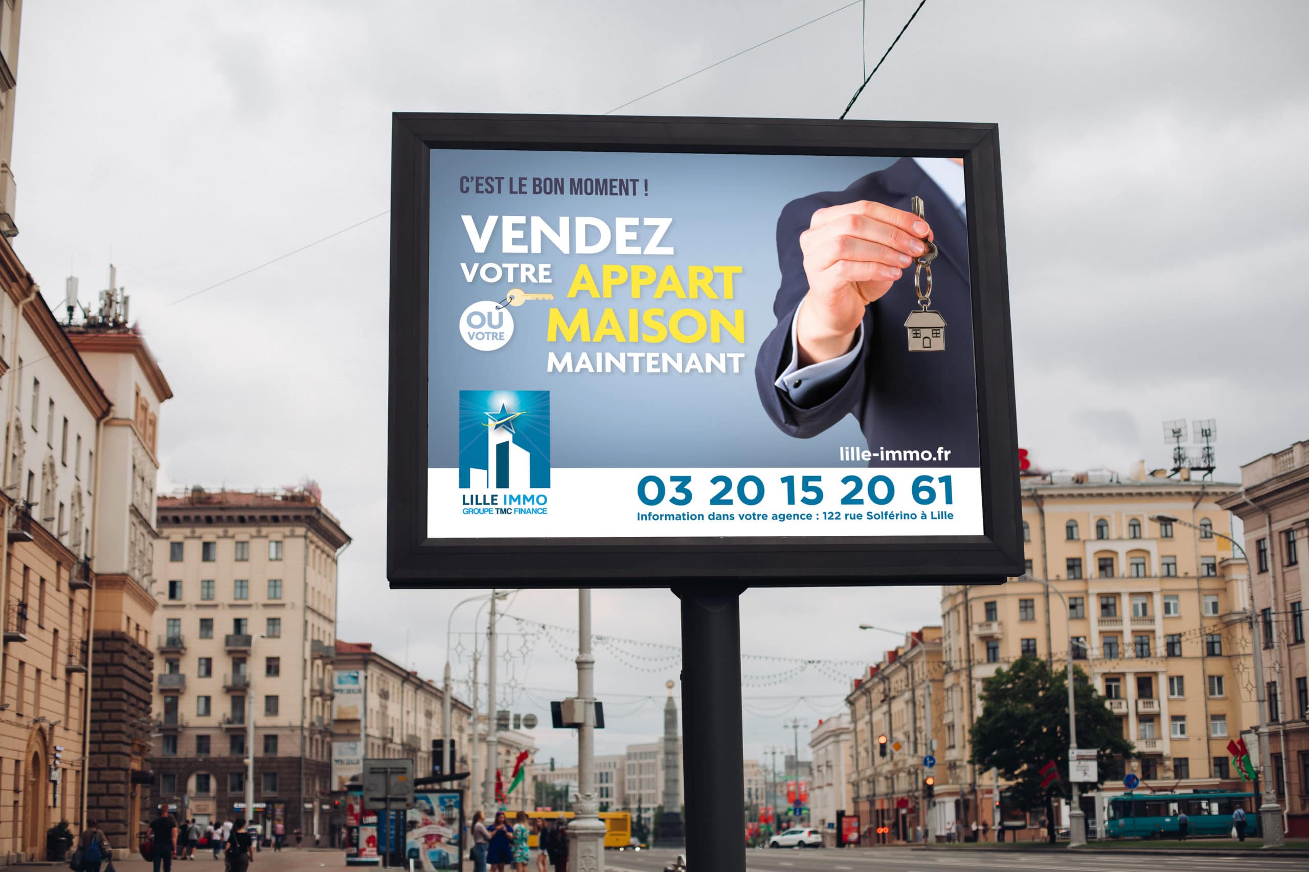 Lille immo ★ Agence Communication Lille, création site