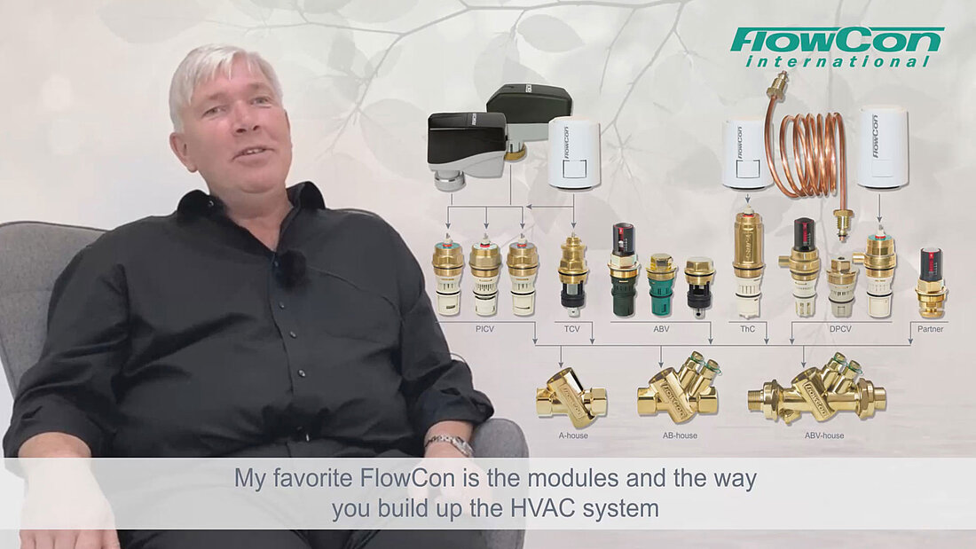 FlowCon EJUST adjustable dynamic balancing valves for heating