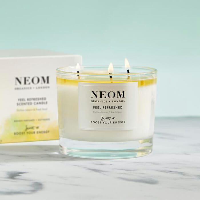 Neom Feel Refreshed Scented Candle (3 Wicks) Flower & Glory
