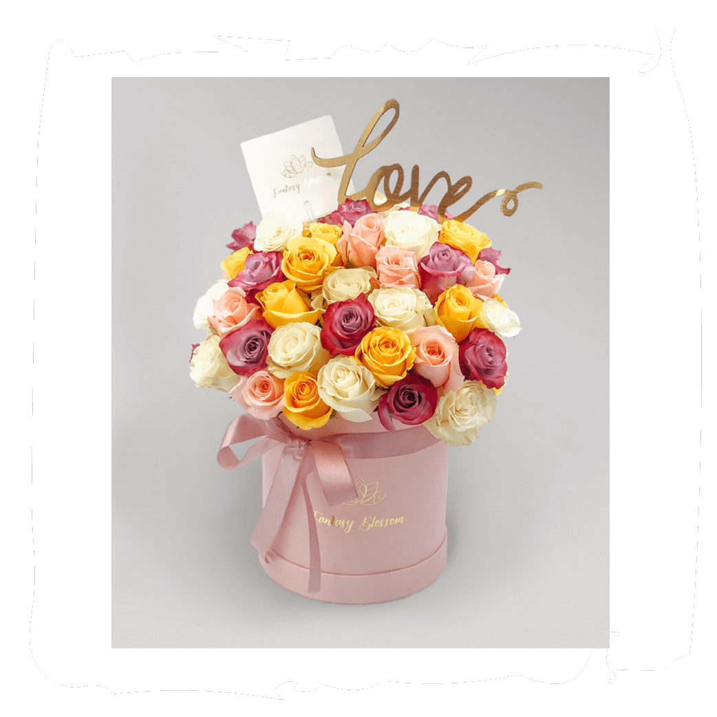 Box Color Love Florister??a en Arequipa Env??o de flores a domicilio