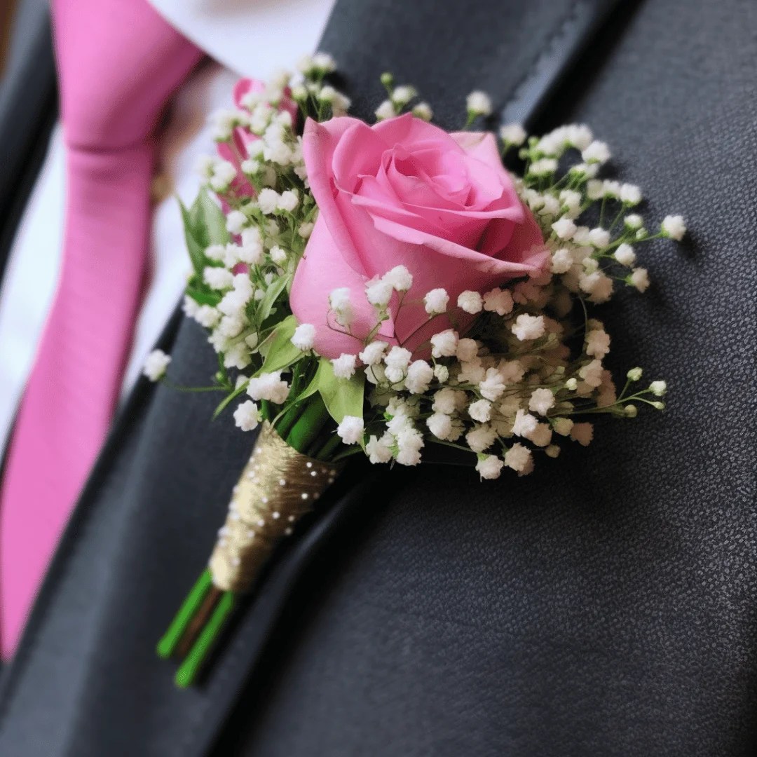Delicate Misty Morning Glory Buttonhole Flowers Flower Club Studio