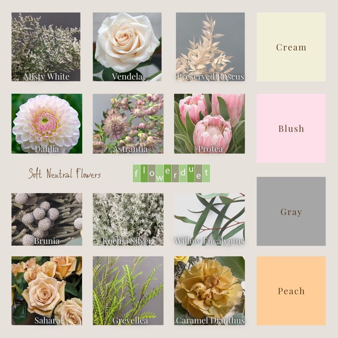 Types Of Wedding Flowers With Names