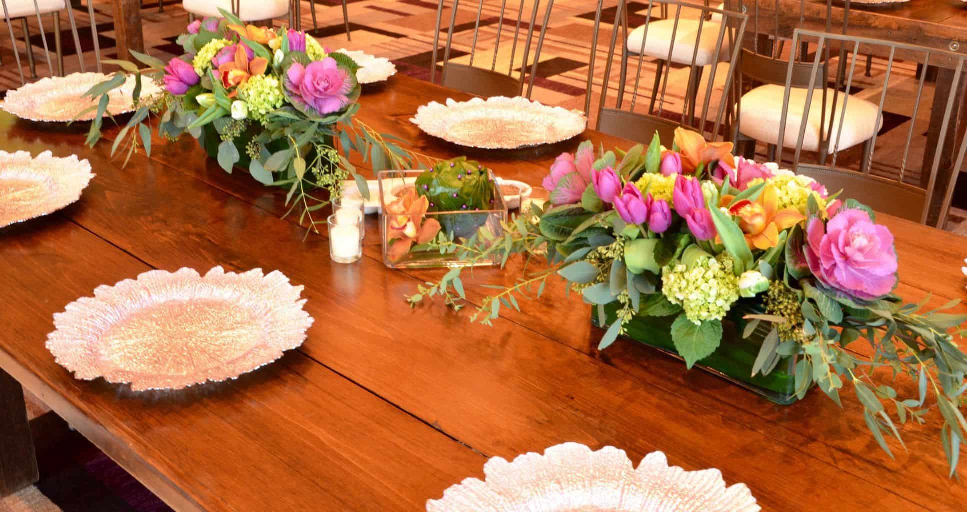 Spring centerpieces Flowering Events