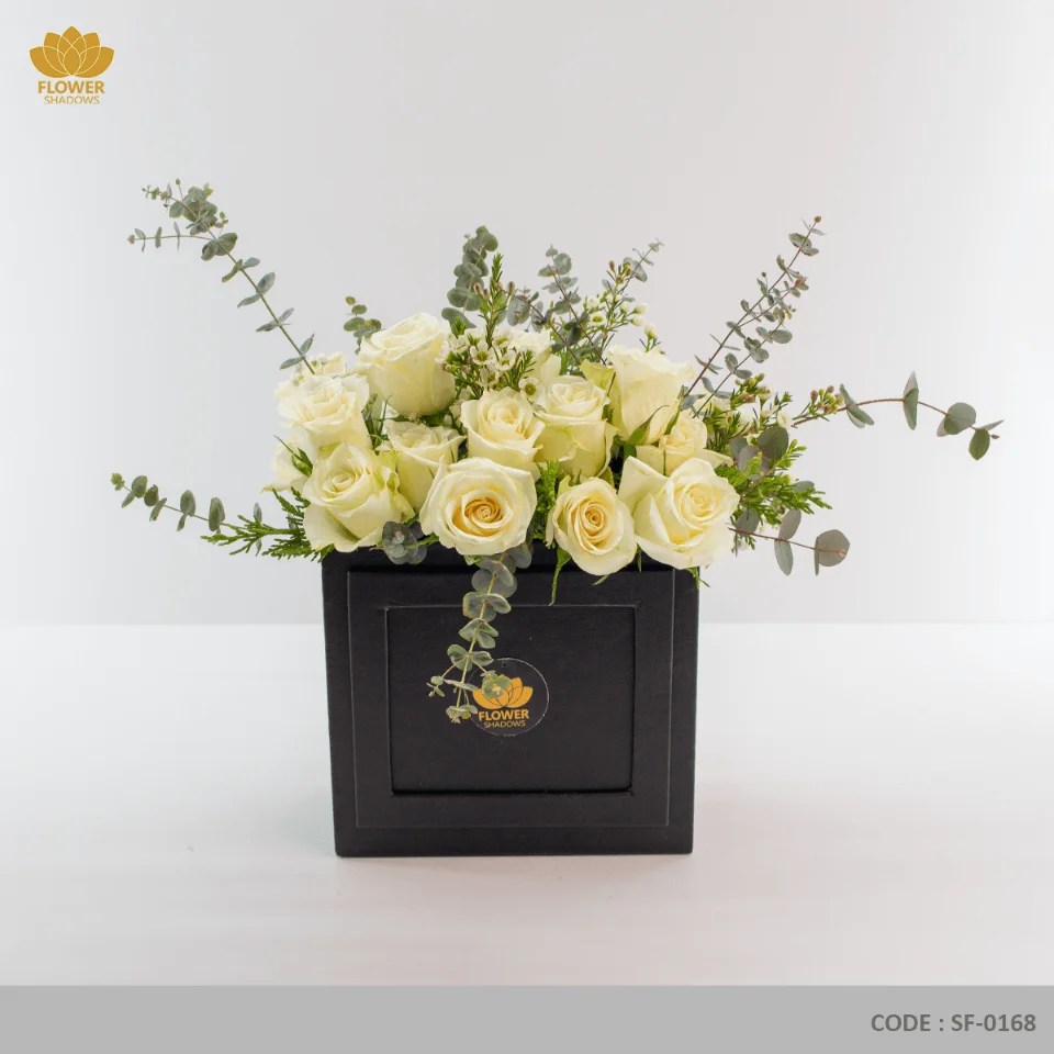 21pcs Roses Letterbox Flower Shadows